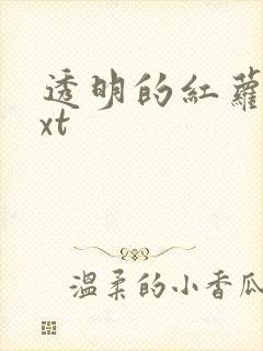 透明的红萝卜txt