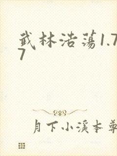 武林浩荡1.77