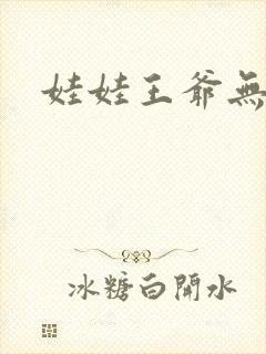 娃娃王爷无盐妃