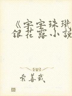 《字字珠玑》金银花露小说