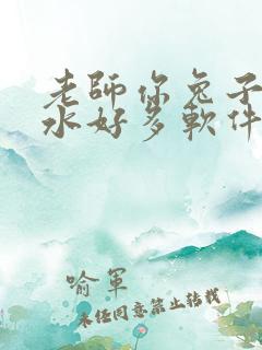 老师你兔子好软水好多软件