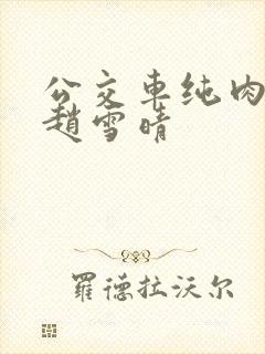 公交车纯肉超H赵雪晴