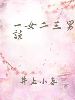 一女二三男事小说