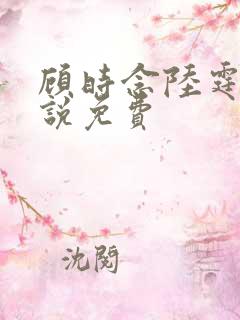 顾时念陆霆骁小说免费