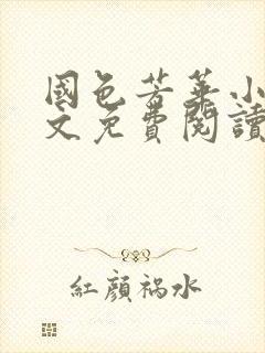 国色芳华小说全文免费阅读