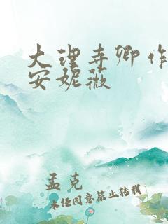 大理寺卿作者:安妮薇