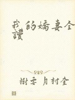 我的娇妻全文阅读