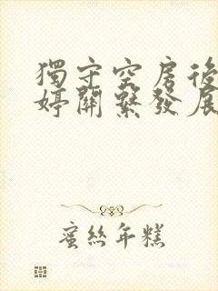 独守空房后与姜婷关系发展