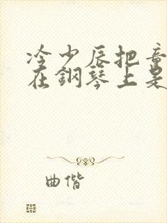 冷少辰把童若放在钢琴上是哪章