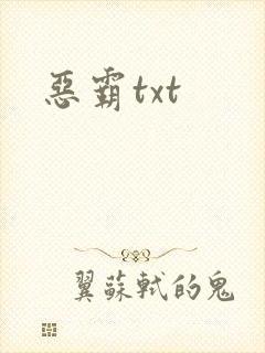 恶霸txt