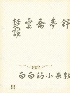 楚云乔梦舒的小说