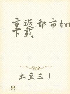重返都市txt下载