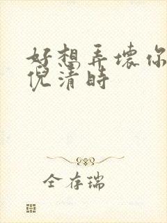 好想弄坏你南姜倪清时