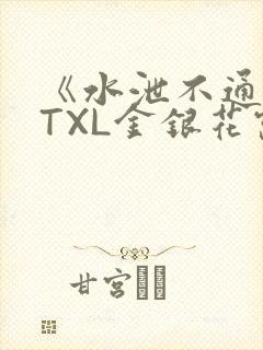 《水泄不通》 TXL金银花露