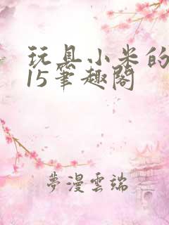 玩具小米的1一15笔趣阁