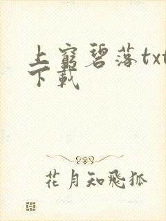 上穷碧落txt下载