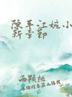 陈平江婉小说最新章节