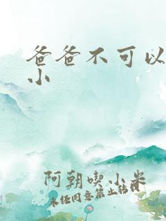 爸爸不可以我还小