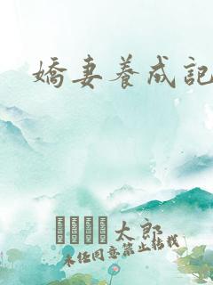 娇妻养成记