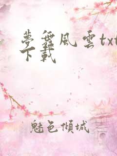 梦舞风云txt下载