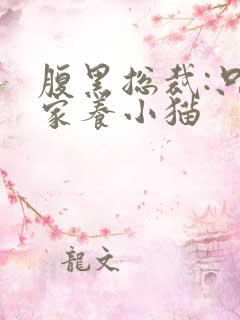 腹黑总裁:只疼家养小猫