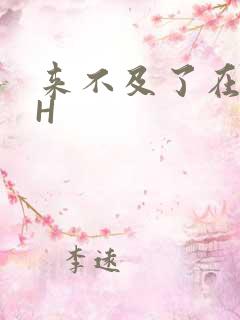 来不及了在车CH