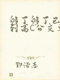 够了够了已经满到高C公交车