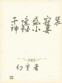 千亿盛宠慕少的神秘小妻