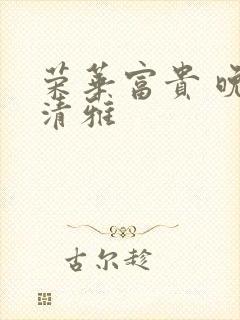 荣华富贵 晚歌清雅