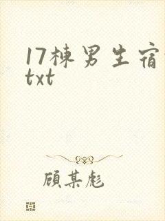17栋男生宿舍txt