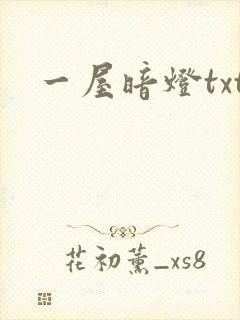 一屋暗灯txt