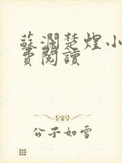 苏澜楚煜小说免费阅读