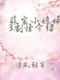 苏家小媳妇1V3剧情介绍