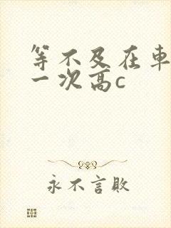 等不及在车里做一次高c