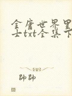 金庸世界里的道士txt全集下载