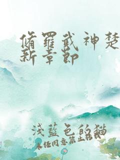 修罗武神楚枫最新章节