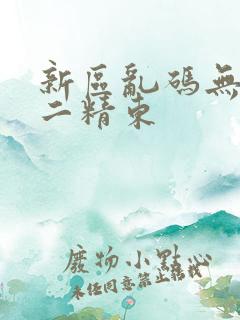 新区乱码无人区二精东