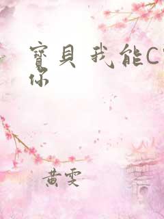 宝贝 我能C哭你
