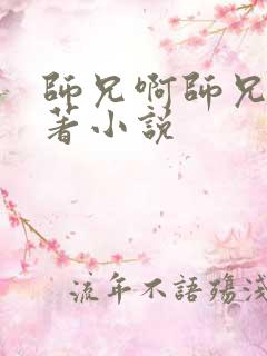 师兄啊师兄的原著小说