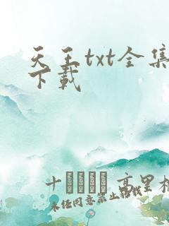 天王txt全集下载