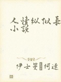 人情纵似长情月小说