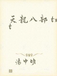 天龙八部 txt