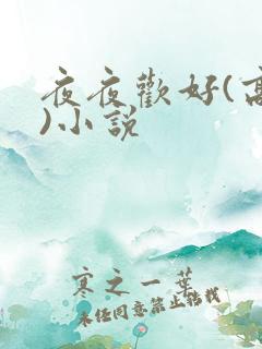 夜夜欢好(高h)小说