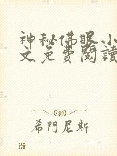 神秘佛眼小说全文免费阅读