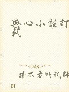 典心小说打包下载
