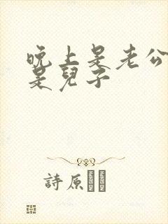 晚上是老公白天是儿子