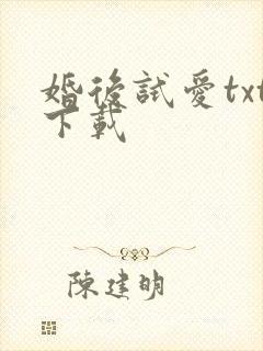 婚后试爱txt下载