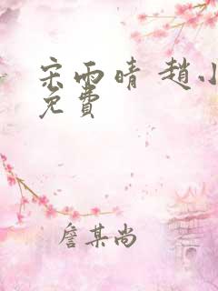 宋雨晴 赵小刚免费