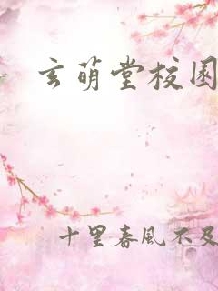 玄萌堂校园小说