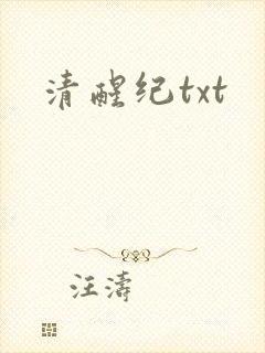 清醒纪txt